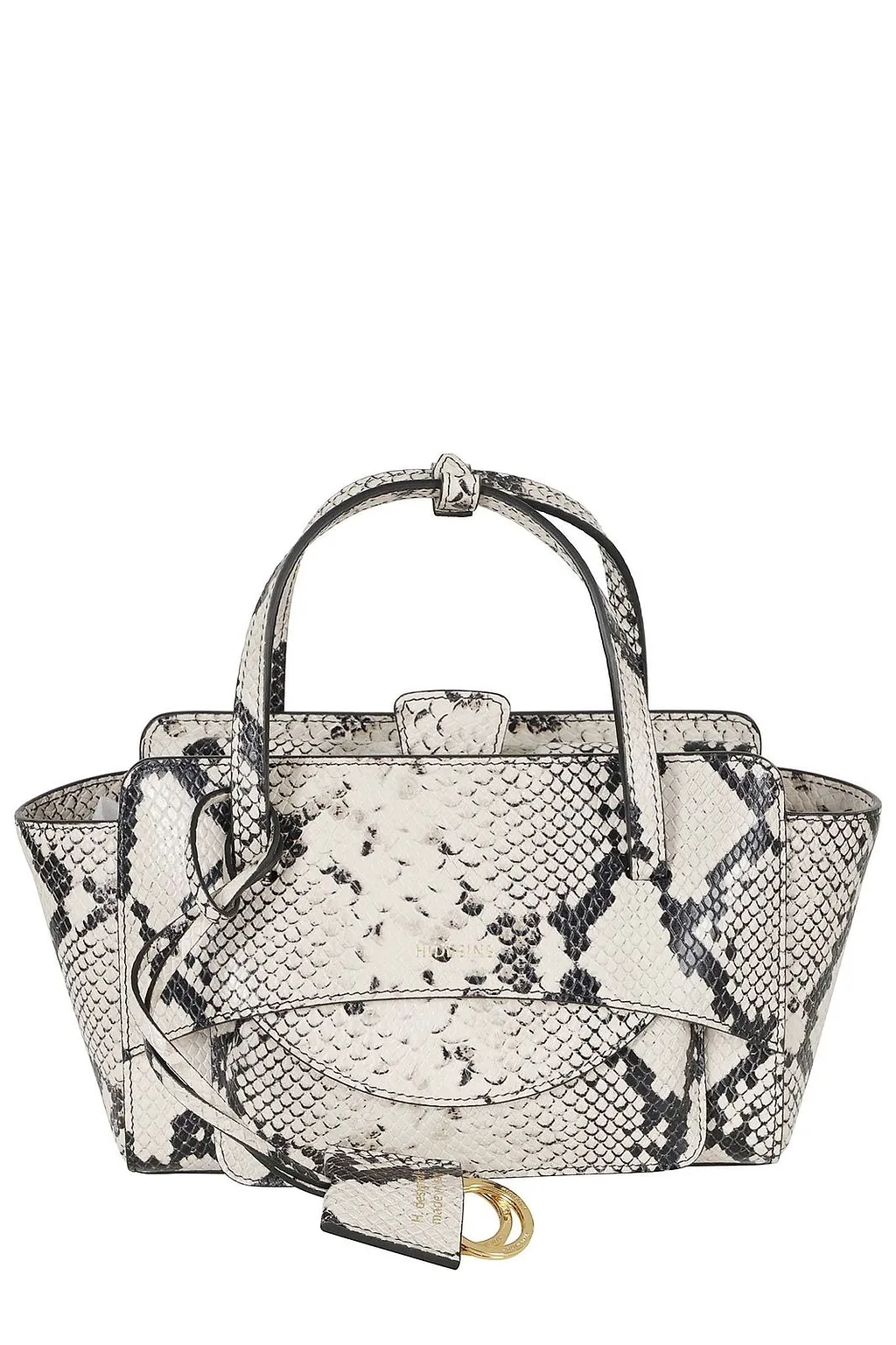 Flap S Top Handle Tote Bag
