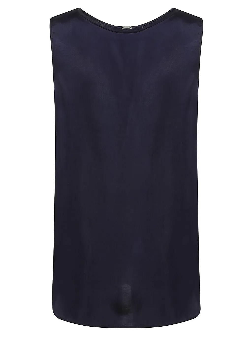 High Sleeveless Crewneck Top