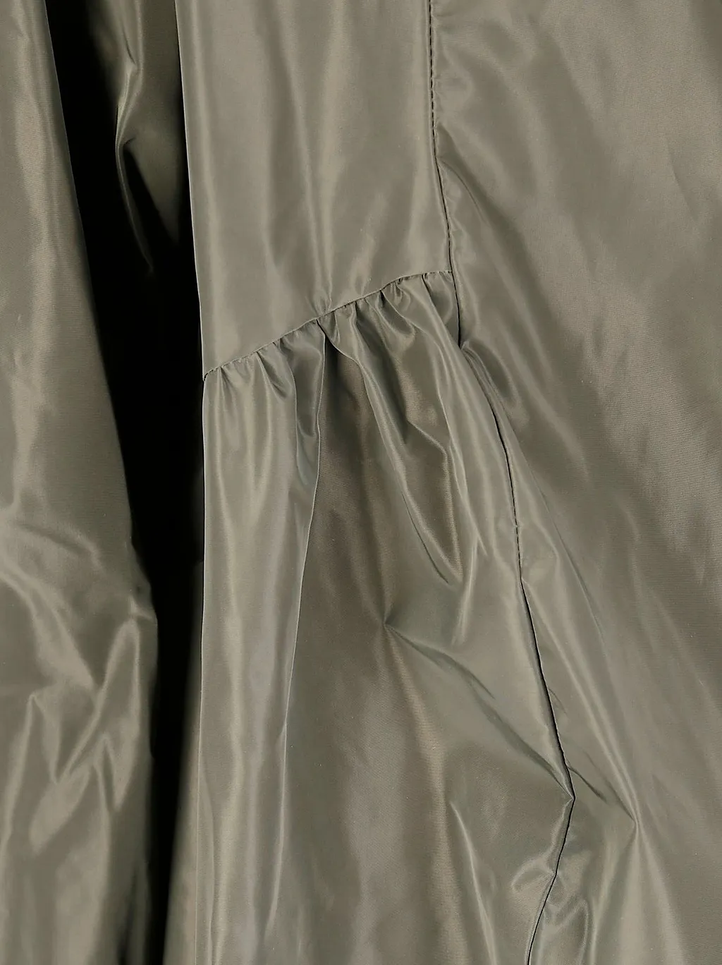 Hira Hooded Draped Trench Coat