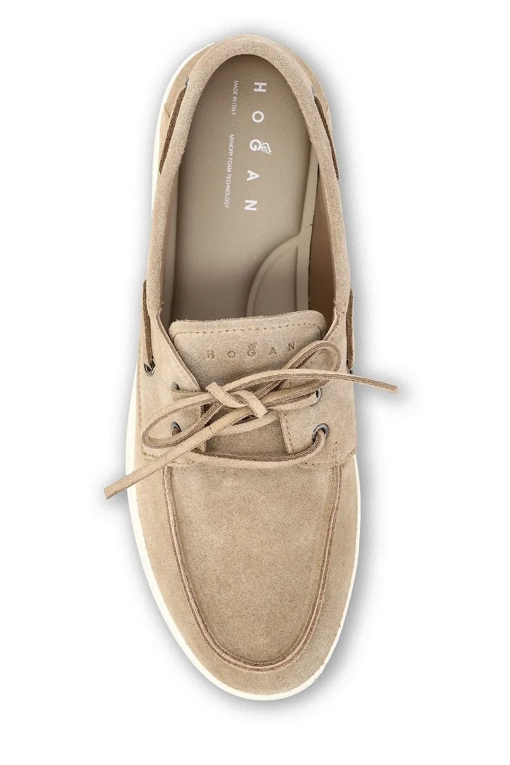 Hogan Almond Toe Lace-Up Shoes