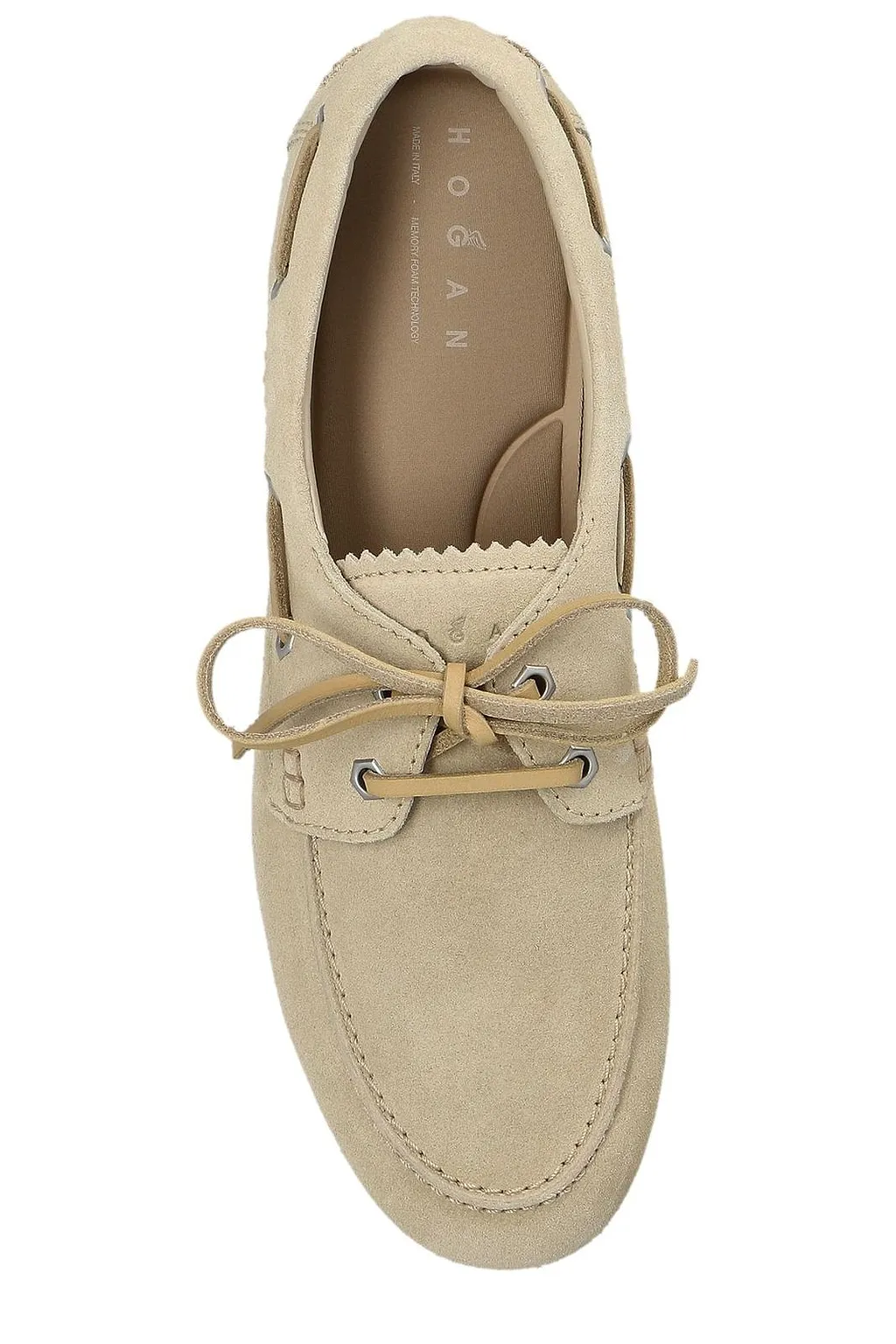 Hogan Round-Toe Lace-Up Shoes