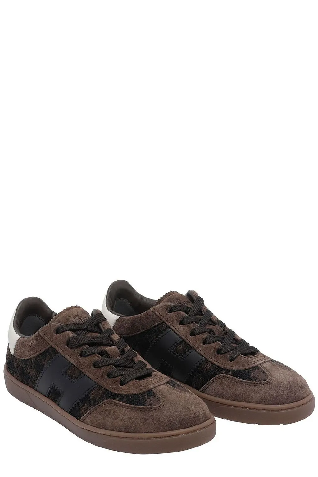 Hogan H-Logo Pattern Low-Top Sneakers