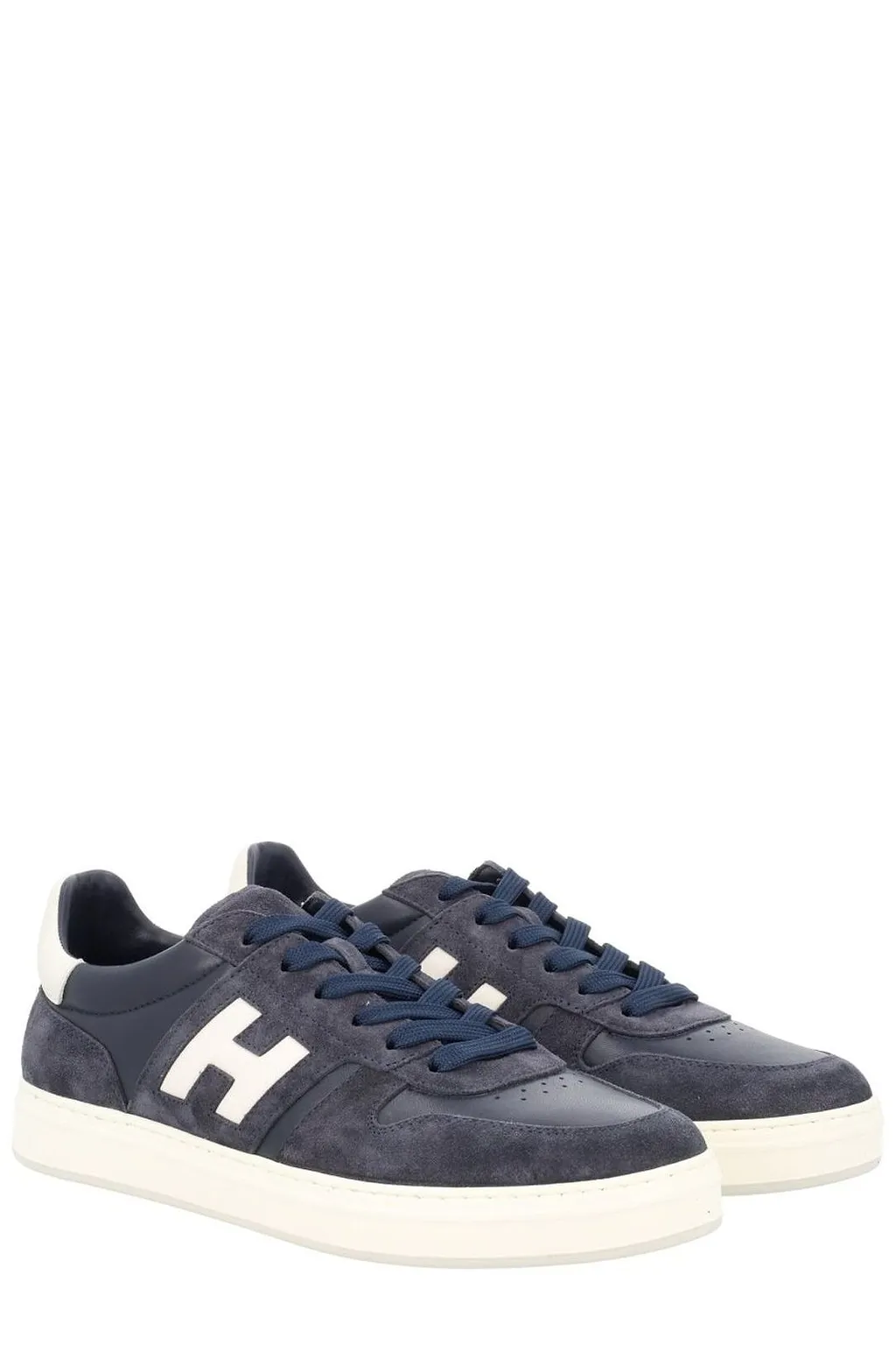 Hogan H-Stripe Lace-Up Sneakers