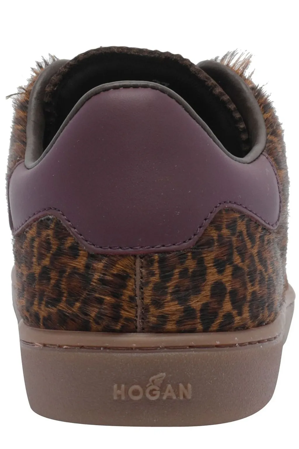 Hogan Animal-Print Low-Top Sneakers
