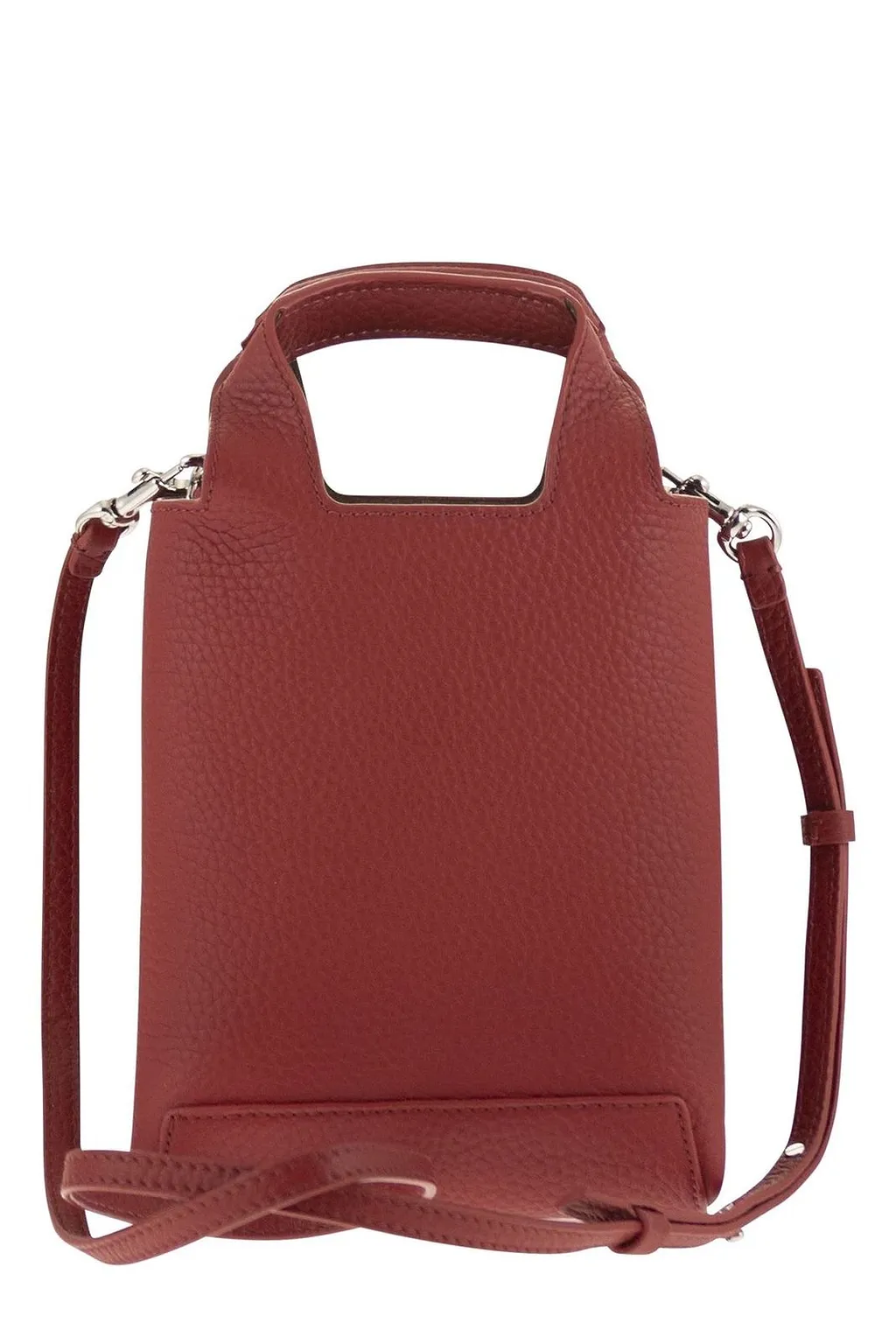 Hogan Logo Embossed Top Handle Bag