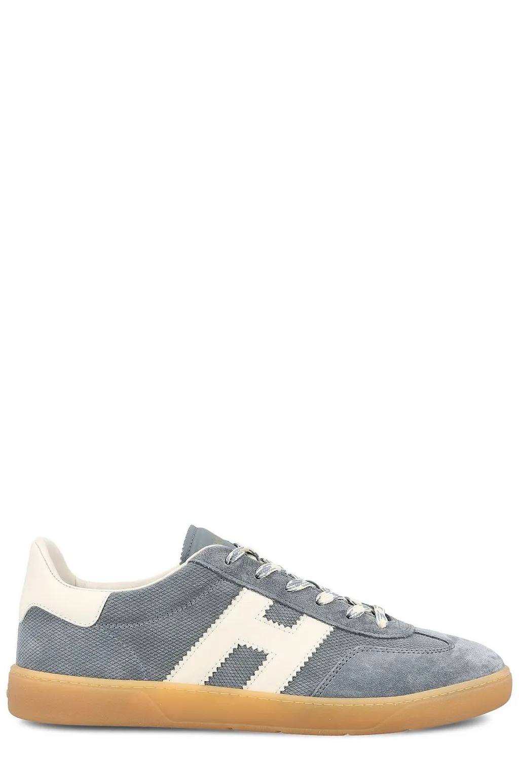 Hogan Logo-Patch Lace-Up Sneakers