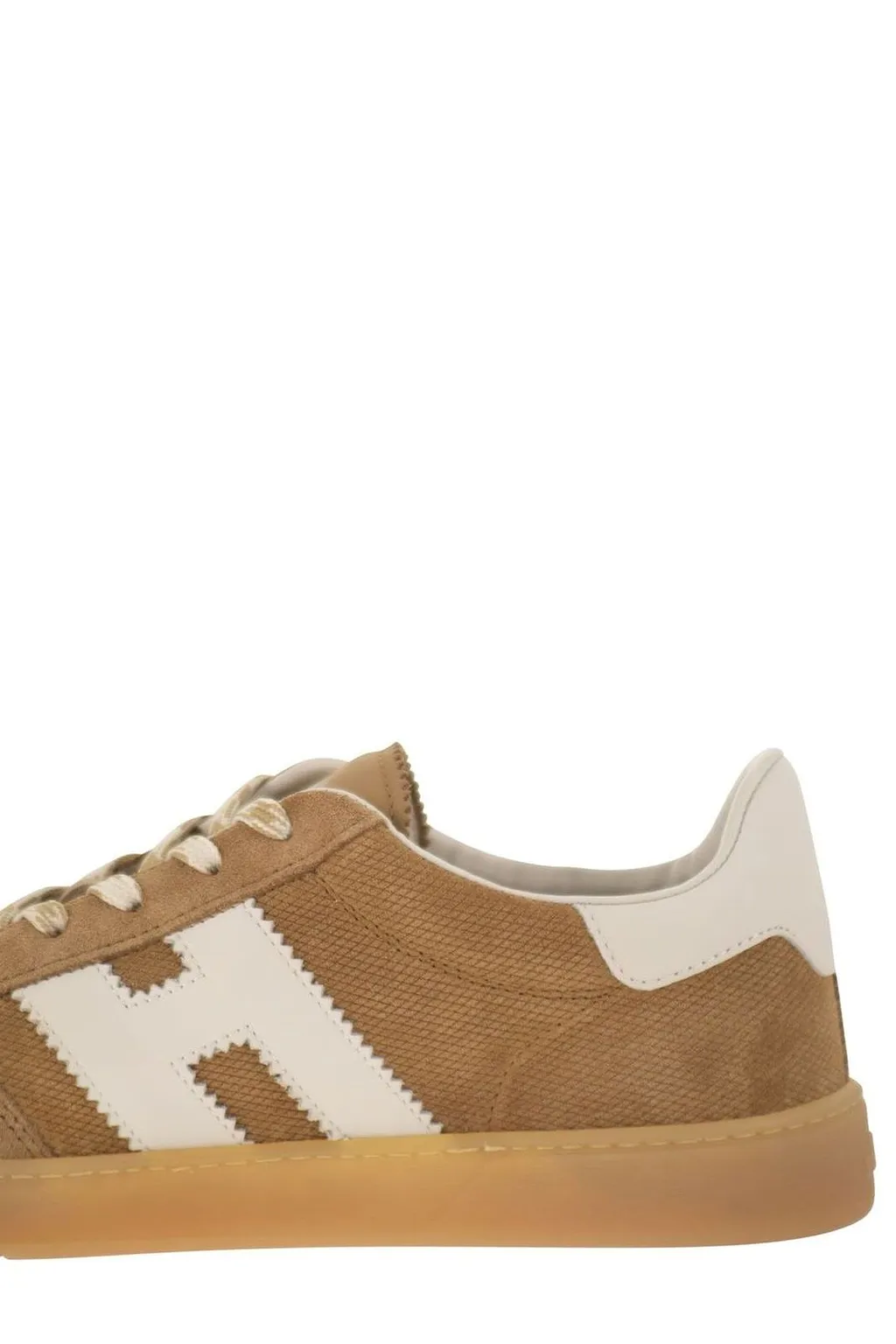 Hogan Logo-Patch Lace-Up Sneakers