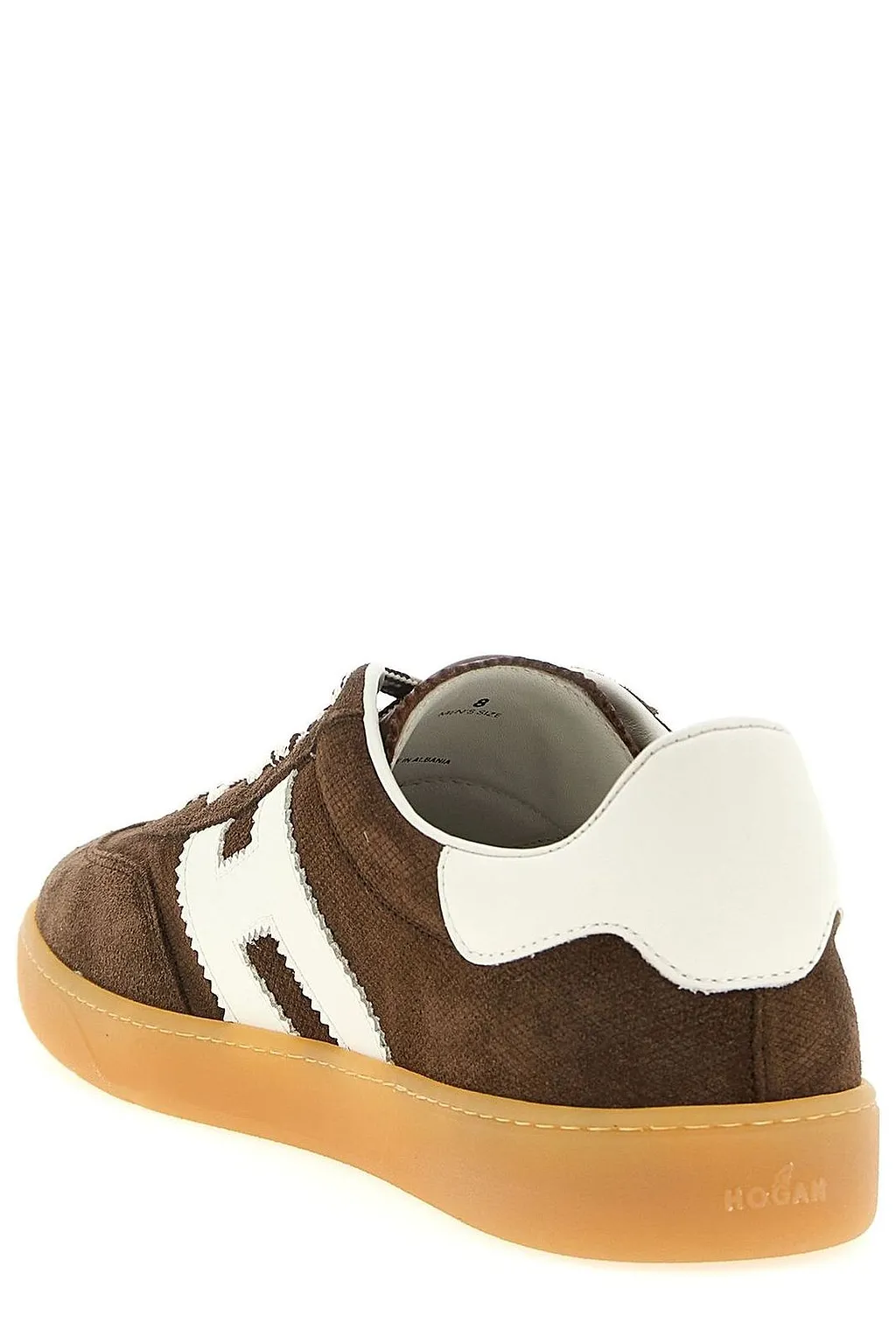 Hogan Logo-Patch Lace-Up Sneakers