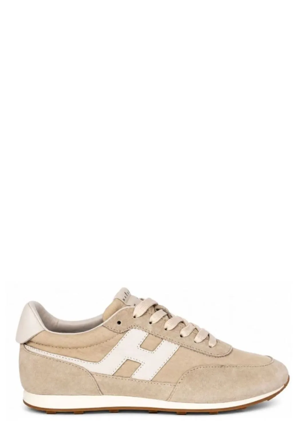 Hogan Logo Patch Lace-Up Sneakers