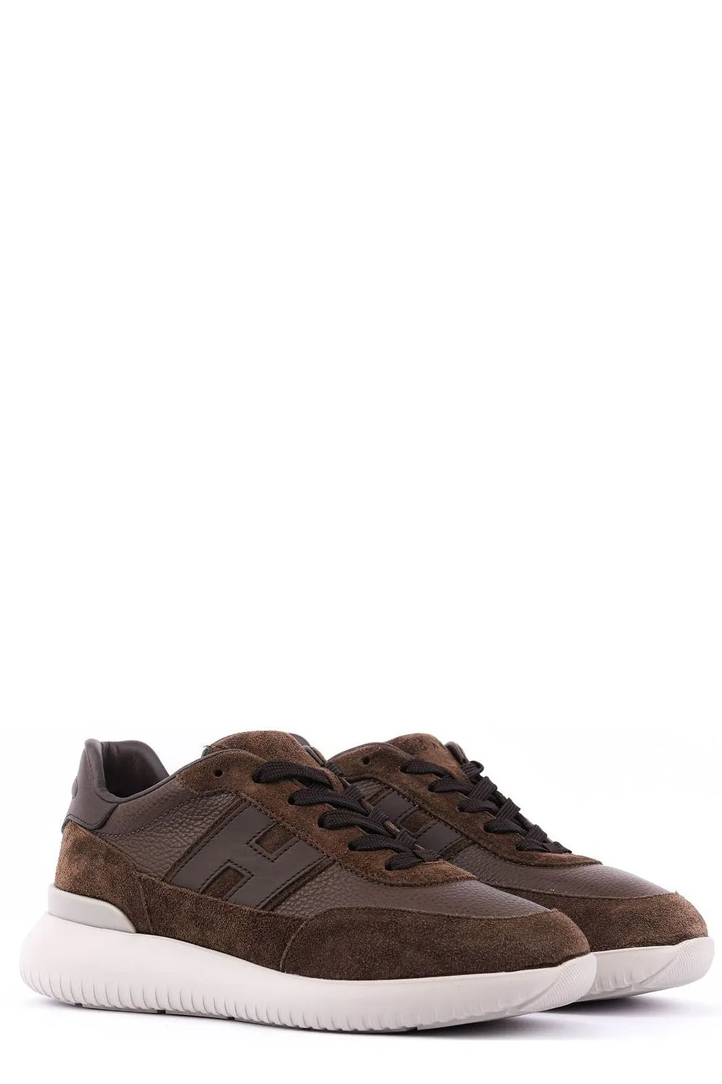 Hogan Logo Patch Low-Top Sneakers