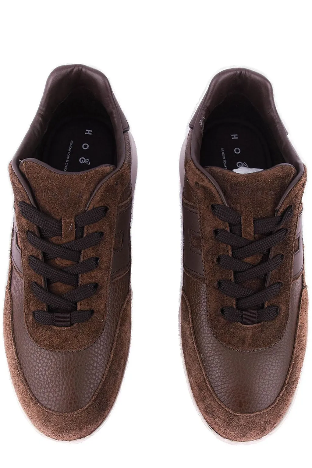 Hogan Logo Patch Low-Top Sneakers
