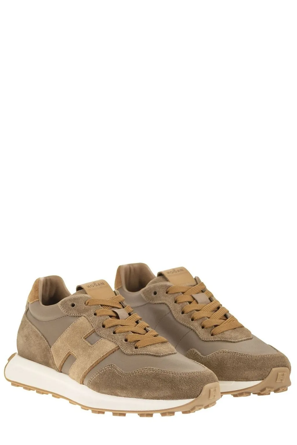 Hogan Low Top Lace Up Sneakers