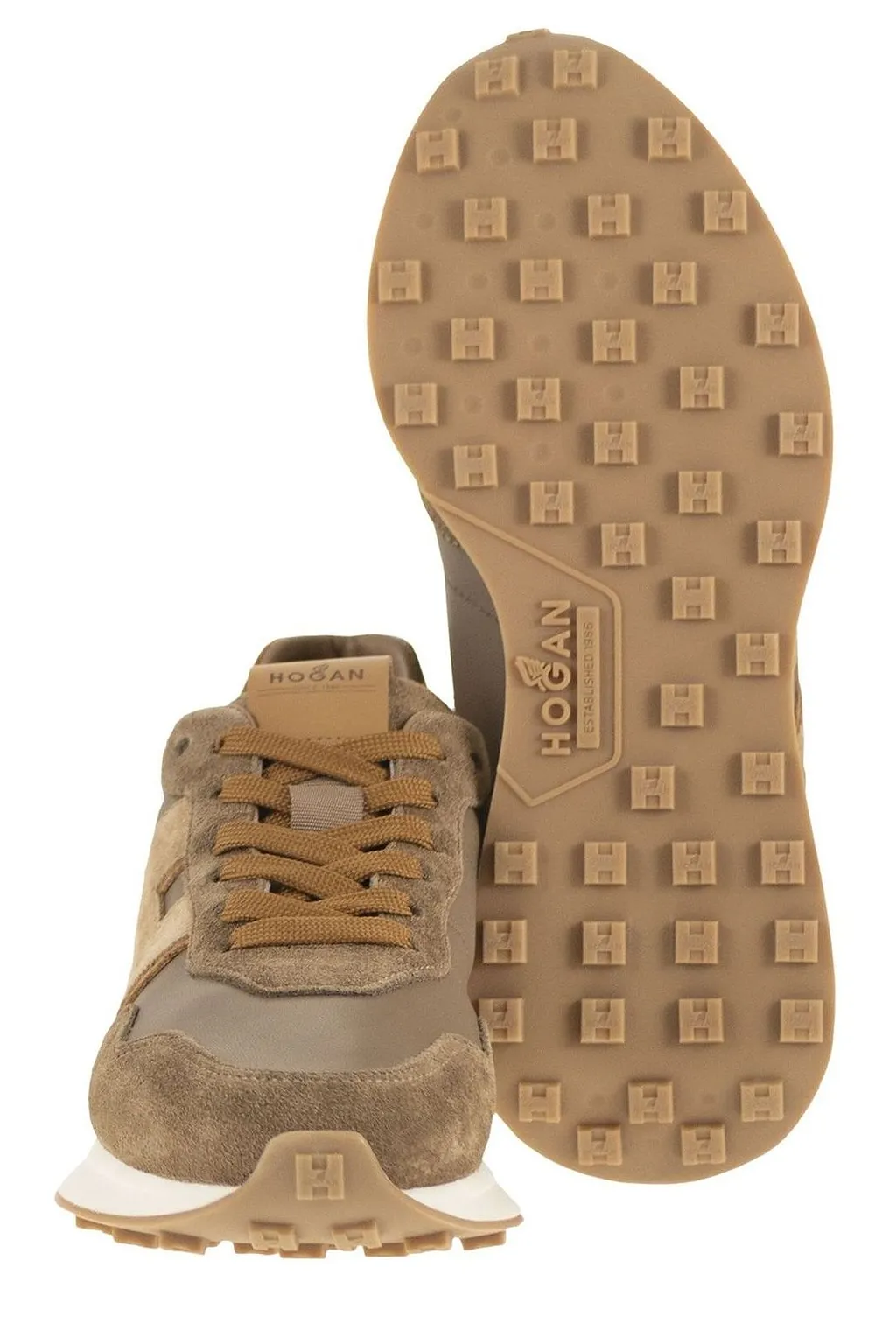 Hogan Low Top Lace Up Sneakers