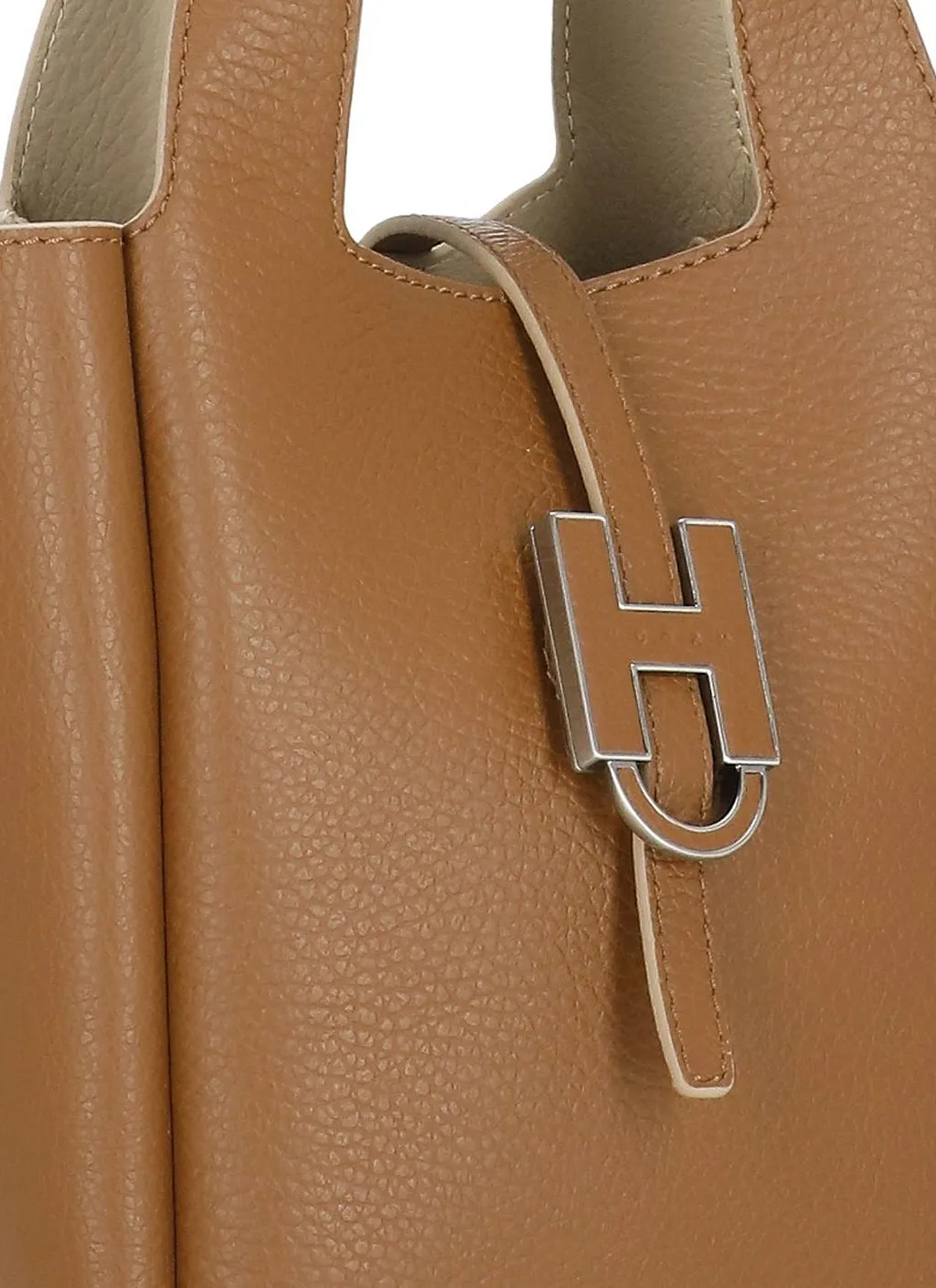 Hogan Mini Logo-Plaque Top Handle Bag