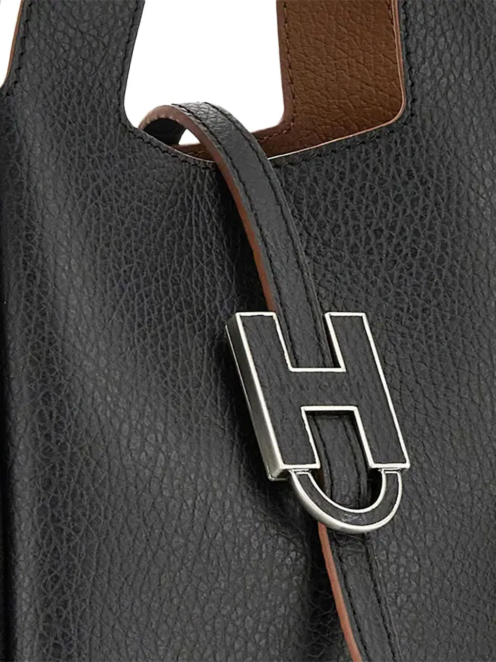 Hogan Mini Logo-Plaque Top Handle Bag