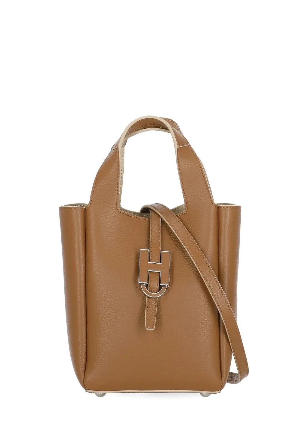 Hogan Mini Logo-Plaque Top Handle Bag