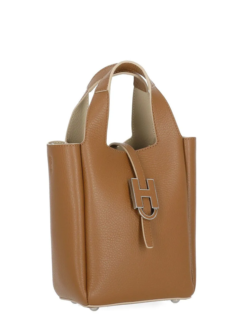 Hogan Mini Logo-Plaque Top Handle Bag
