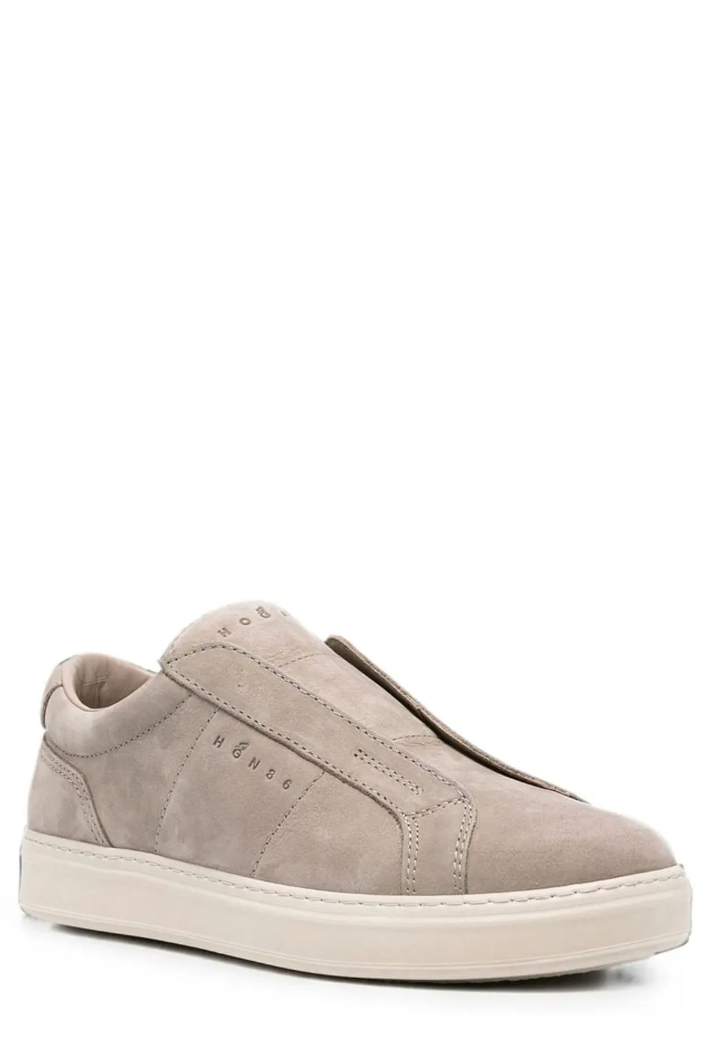 Hogan Round-Toe Slip-On Sneakers