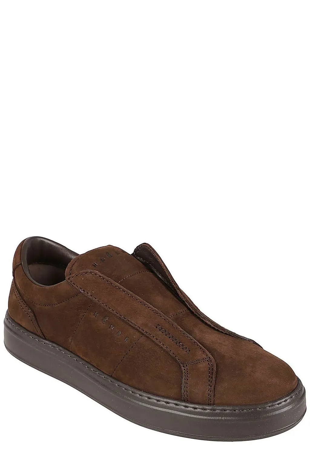 Hogan Round-Toe Slip-On Sneakers