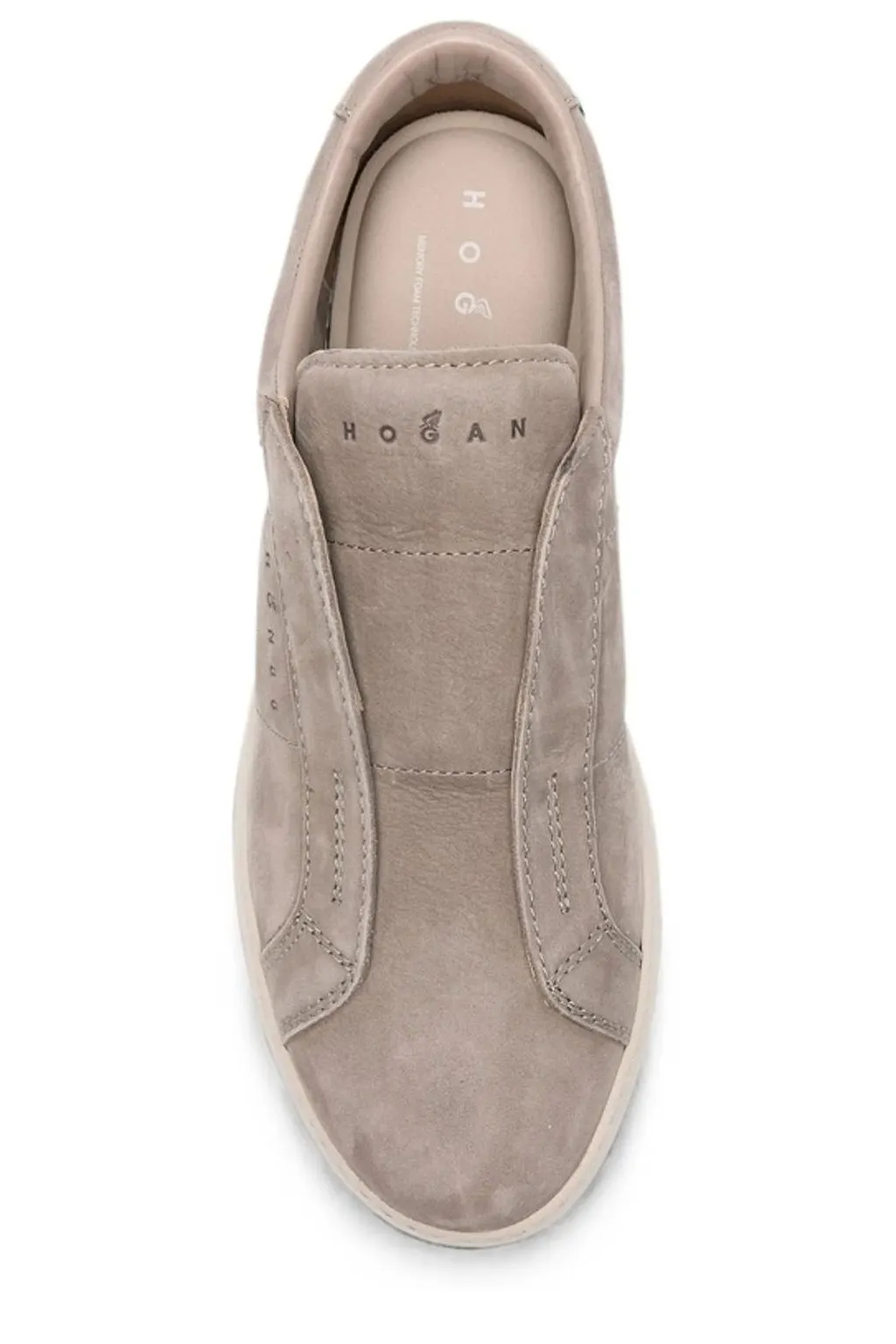 Hogan Round-Toe Slip-On Sneakers