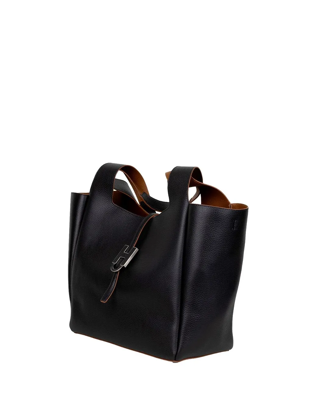 Hogan Trend Logo Plaque Tote Bag