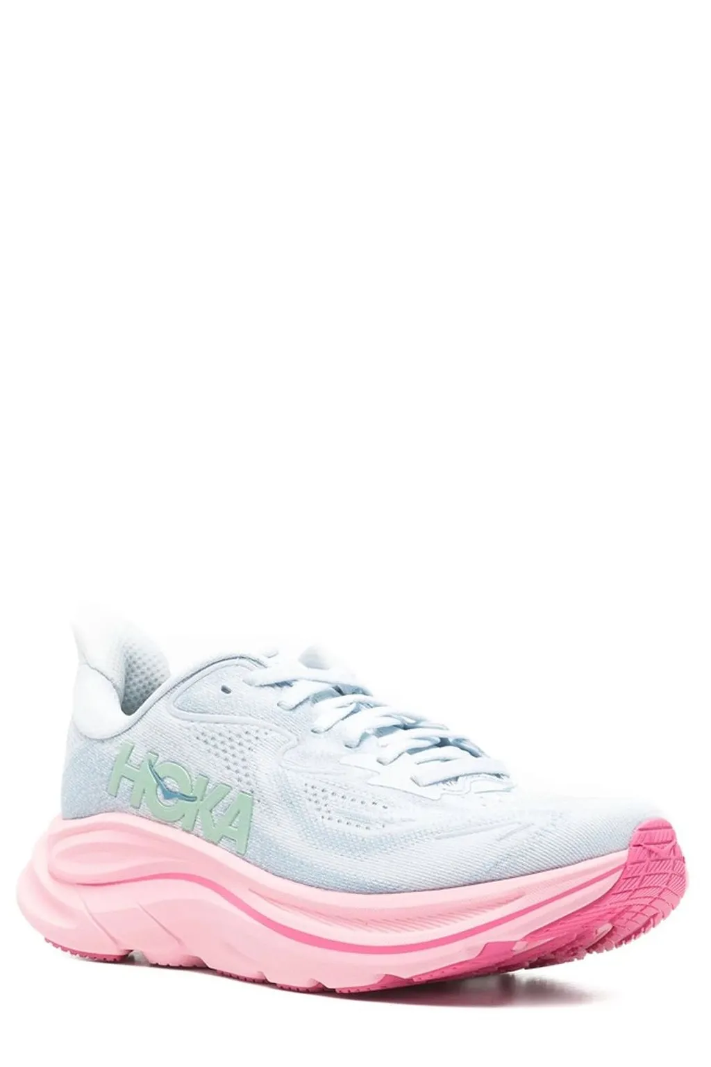 Hoka One One Clifton 10 Lace-Up Sneakers