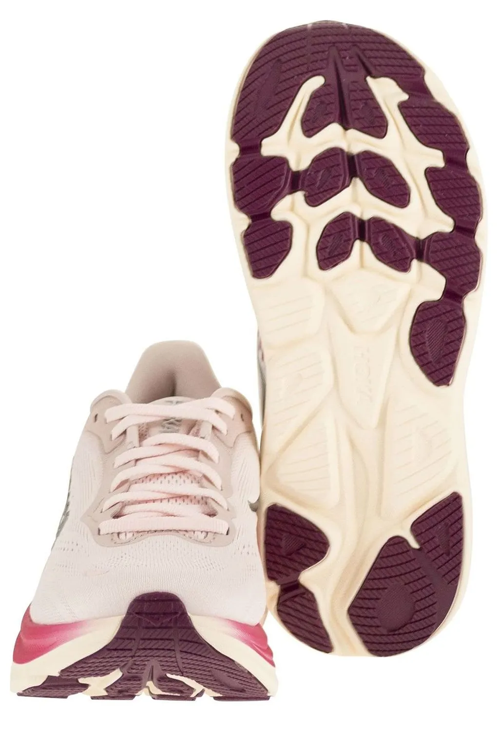 Hoka One One Clifton 11 Logo Printed Lace-Up Sneakers