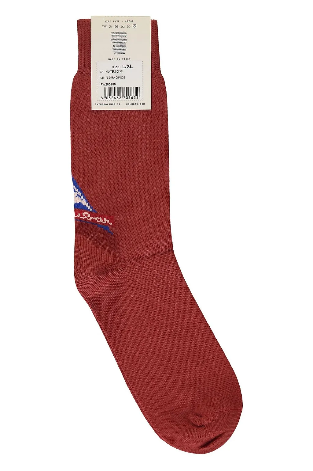 Holubar Logo Intarsia Socks