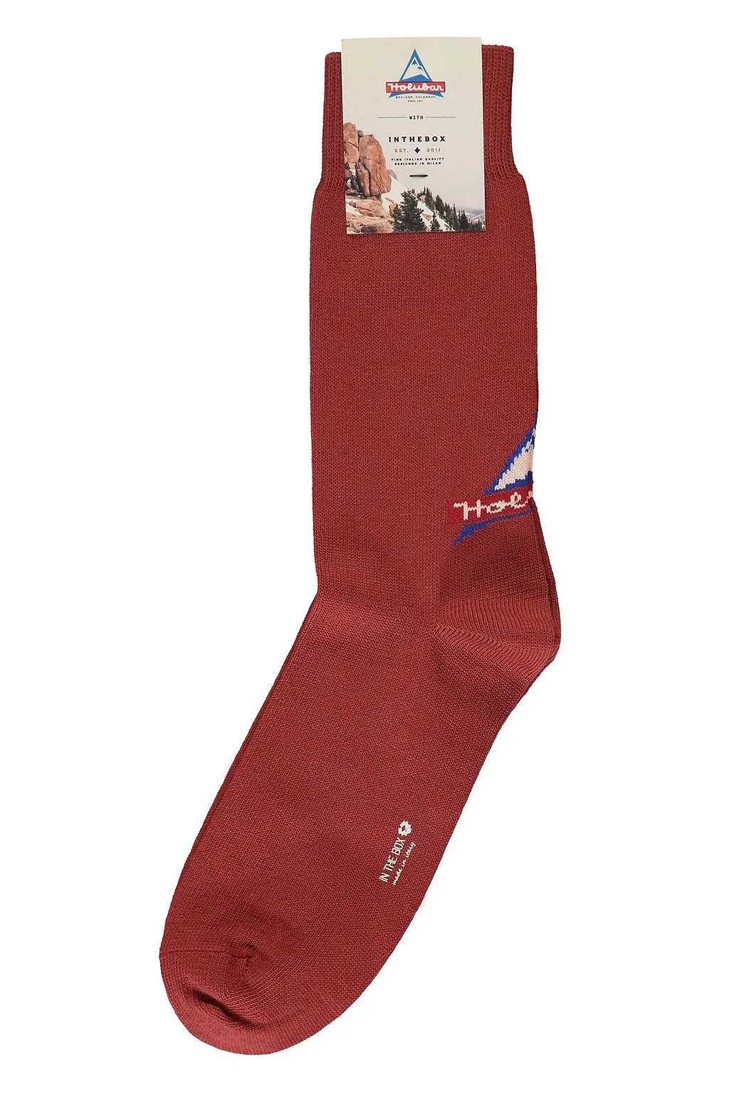 Holubar Logo Intarsia Socks
