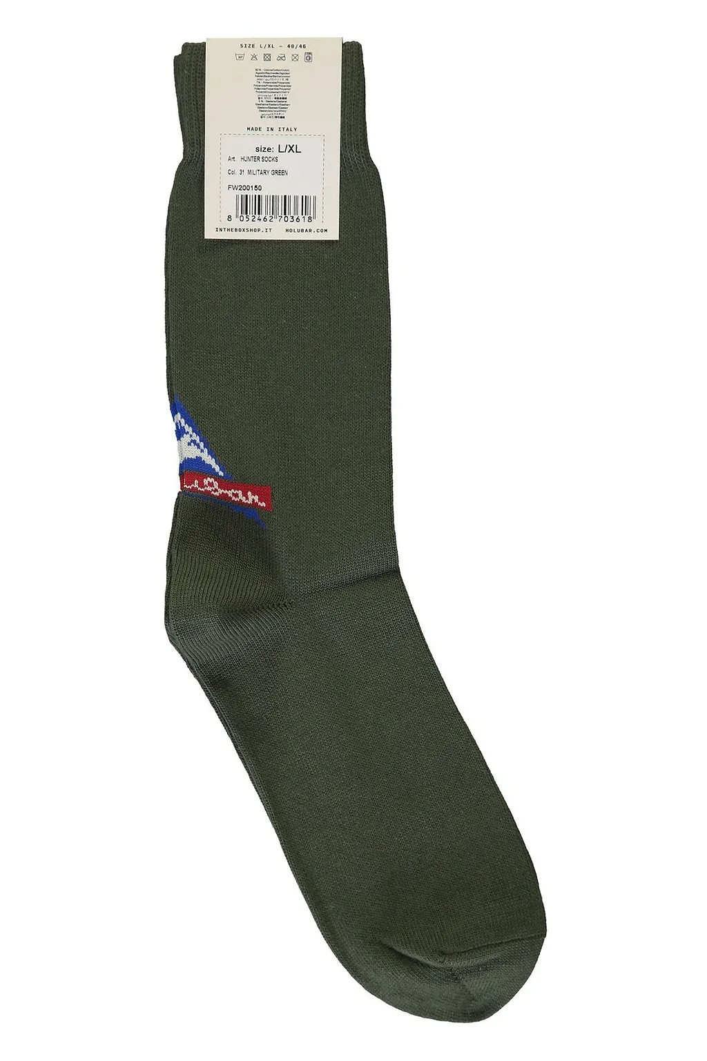 Holubar Logo Intarsia Socks