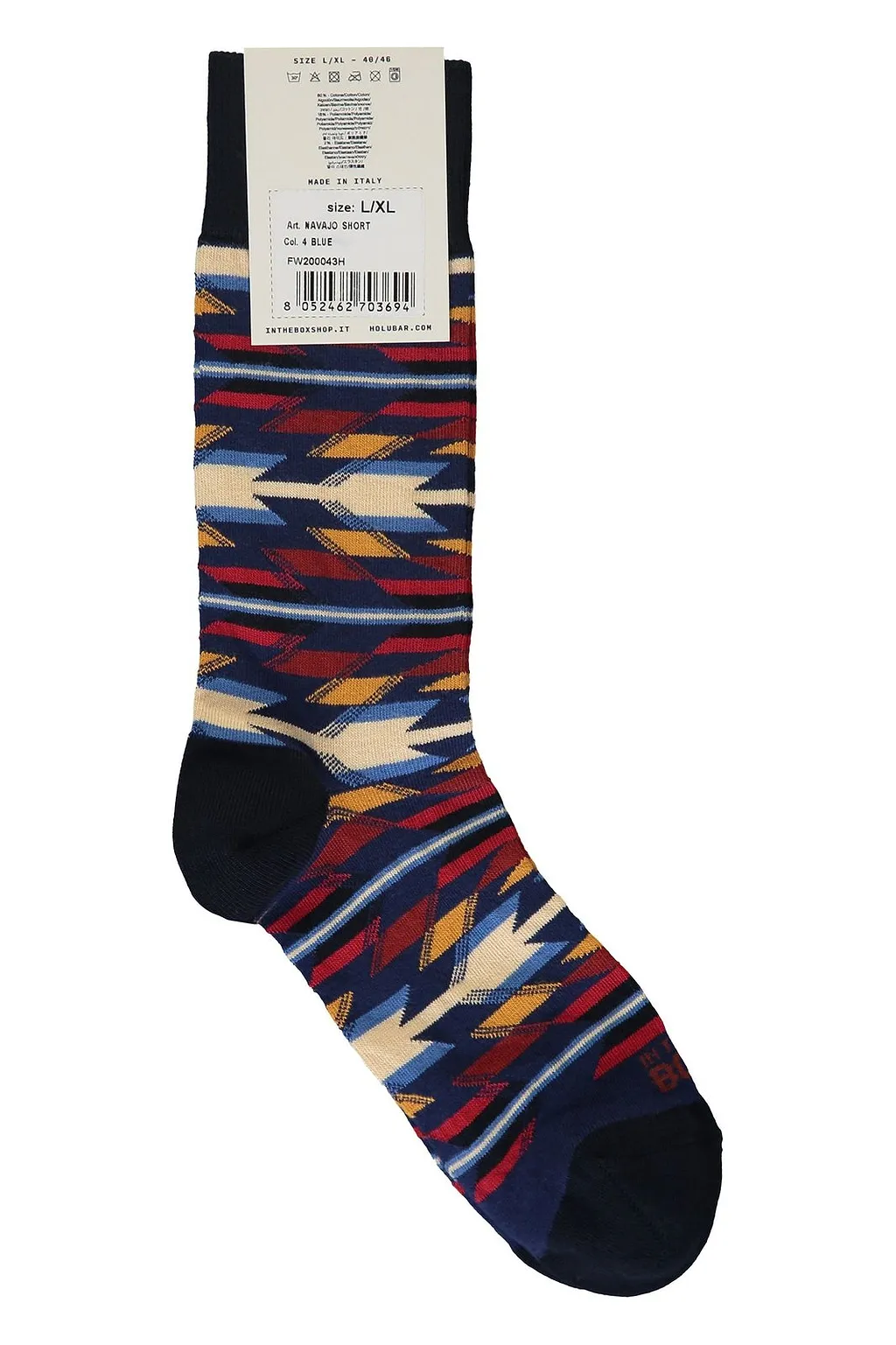 Pattern Intarsia Socks