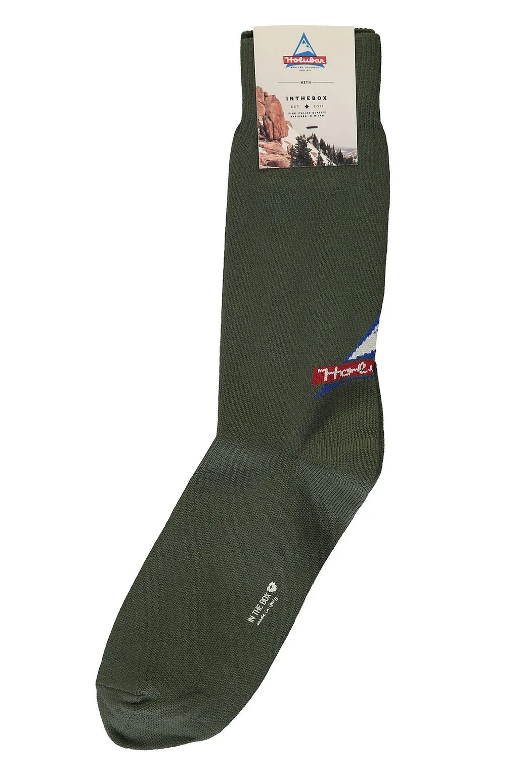 Holubar Logo Intarsia Socks