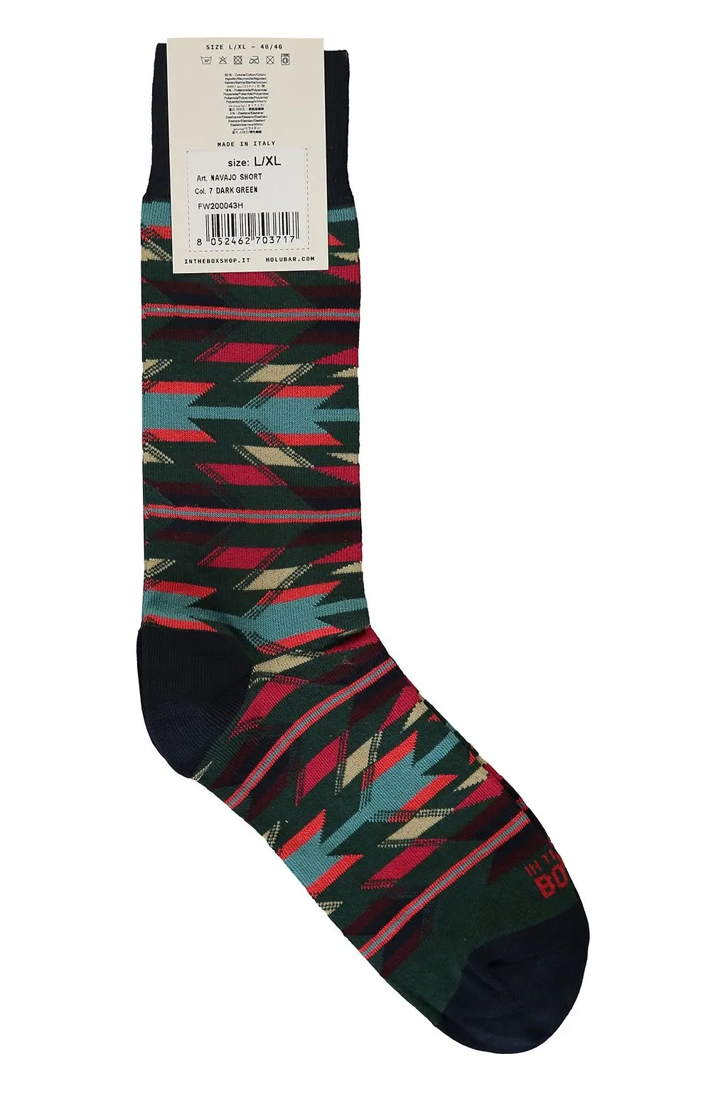 Pattern Intarsia Socks