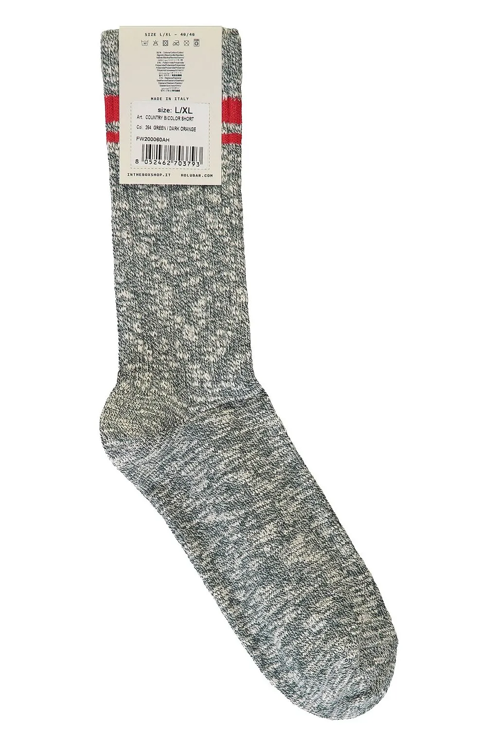 Holubar Striped Ribbed Socks