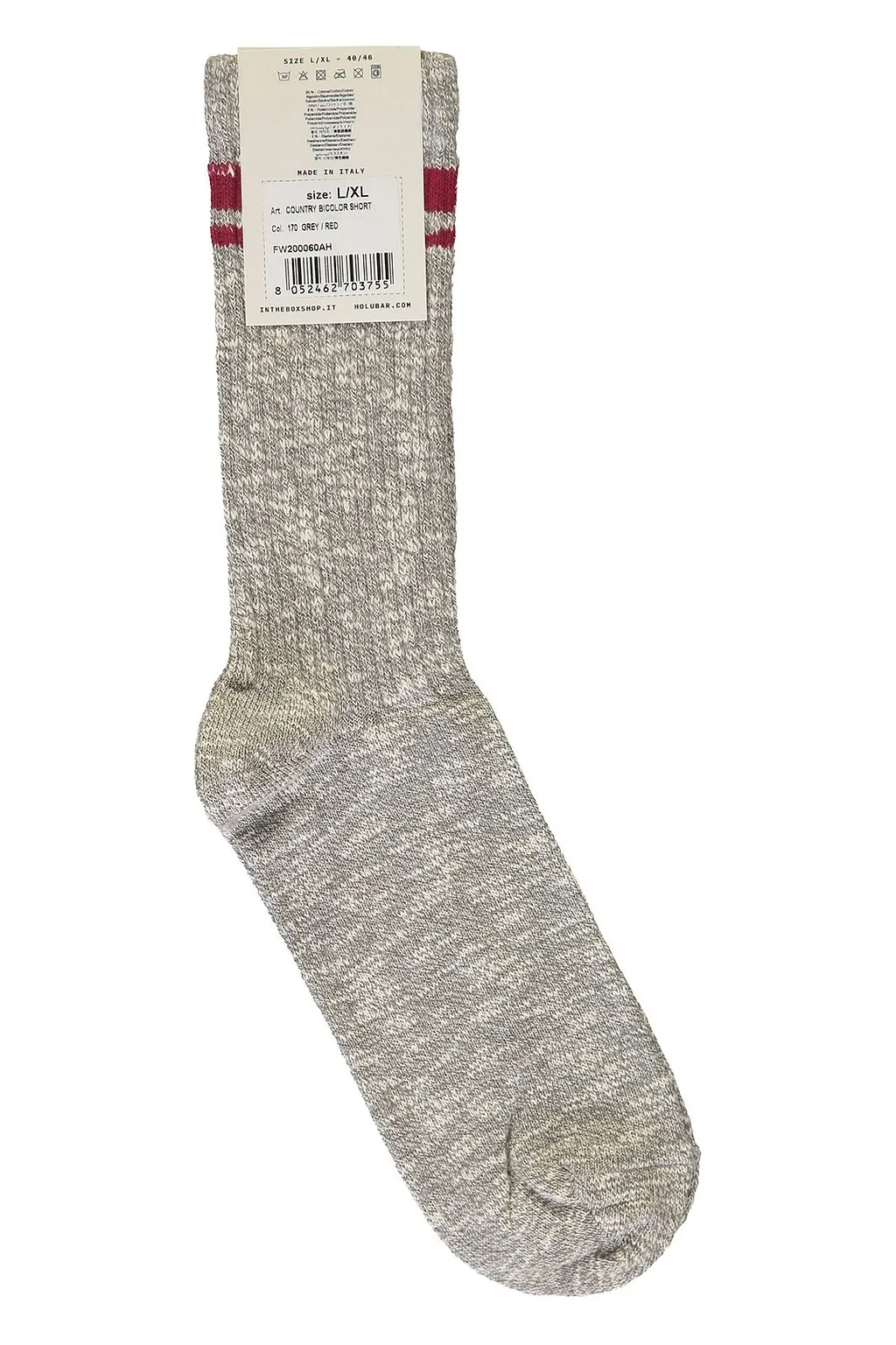 Holubar Striped Ribbed Socks