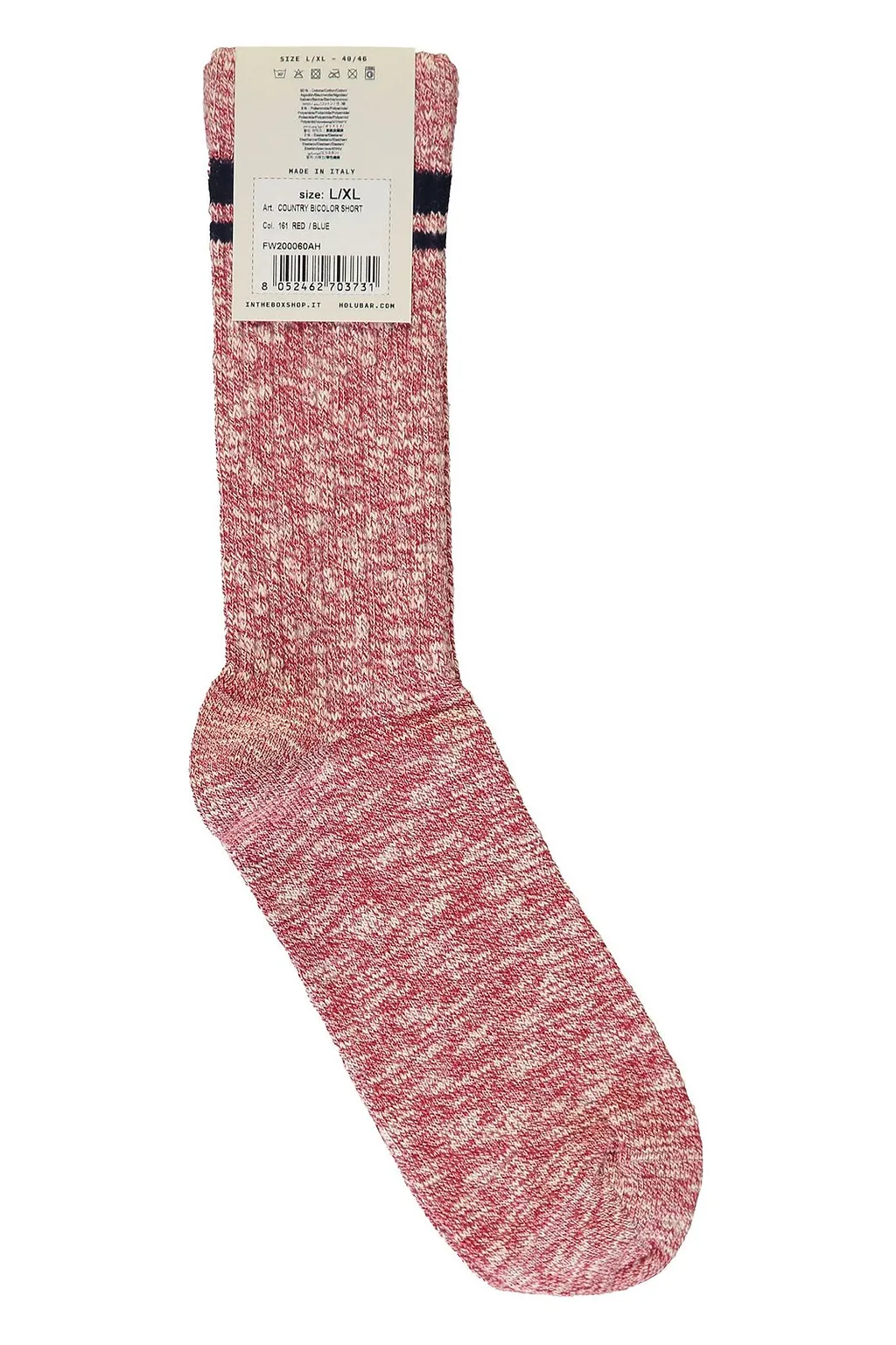 Holubar Striped Ribbed Socks
