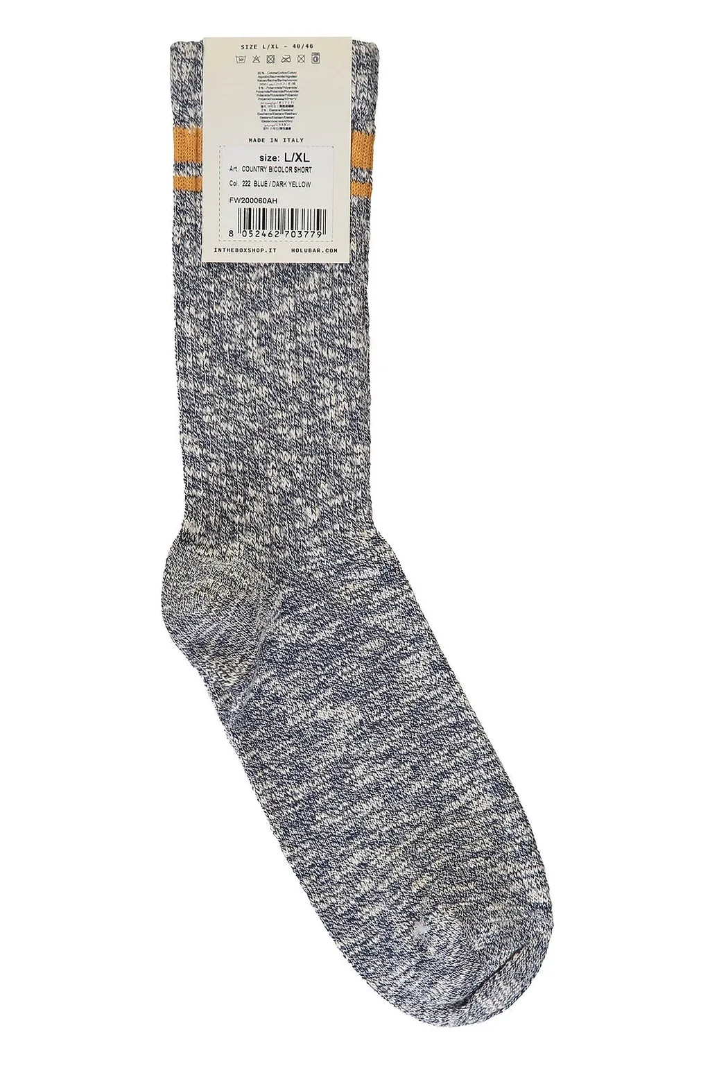Holubar Striped Ribbed Socks