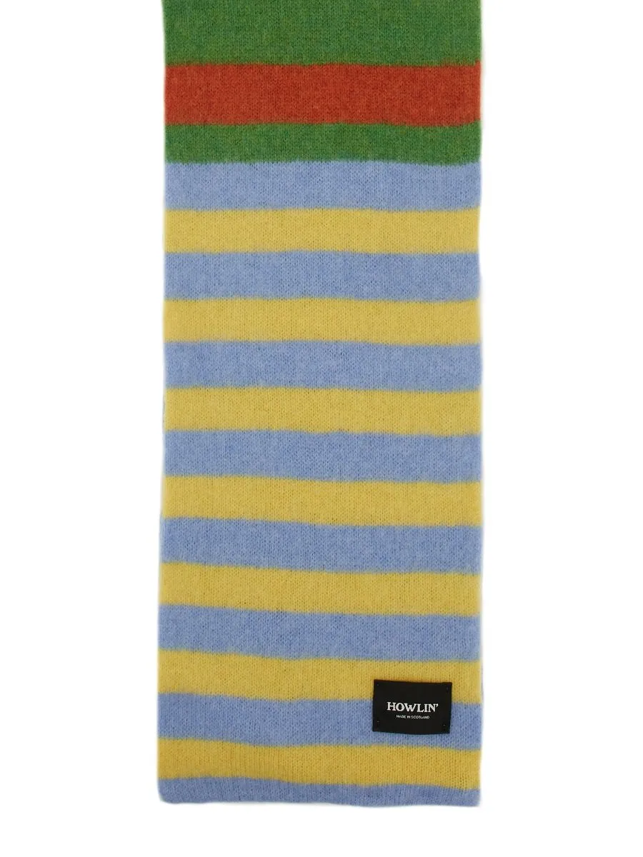 Striped Knit Scarf