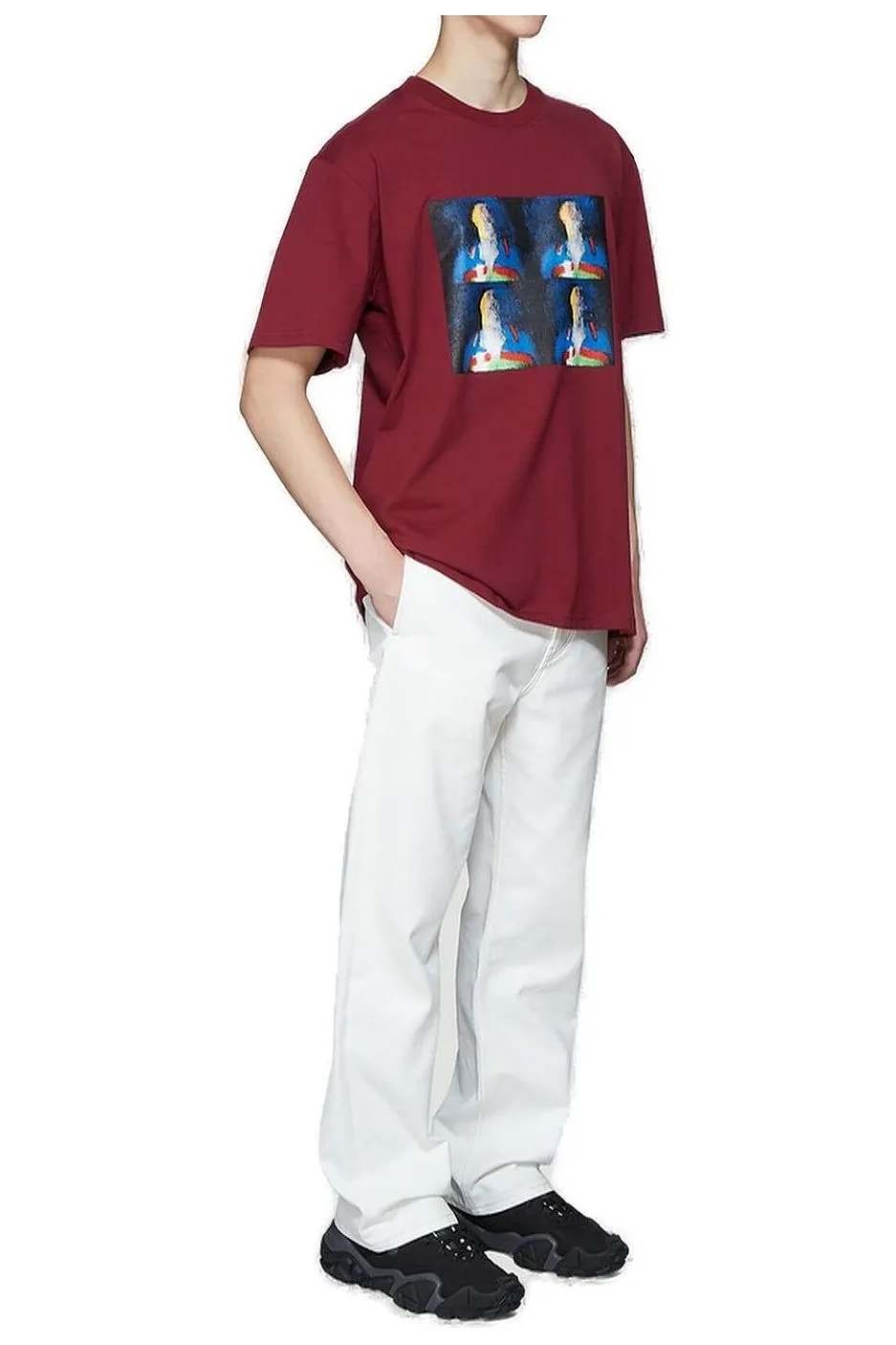Hpnx Photo Printed Crewneck T-Shirt