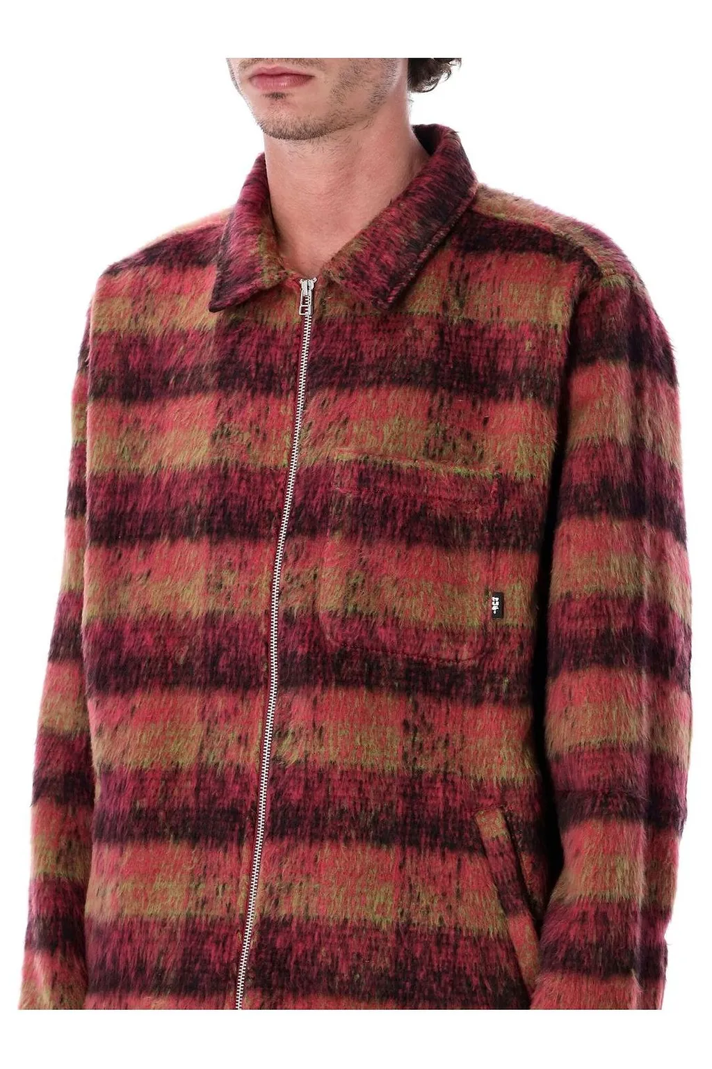 Huf Megablast Plaid Fuzzy Jacket