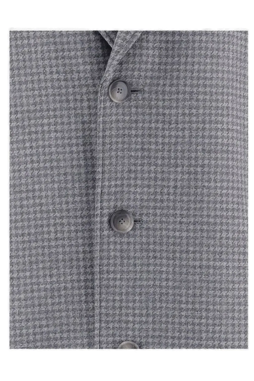 Hugo Boss Houndstooth Patterned Long Coat