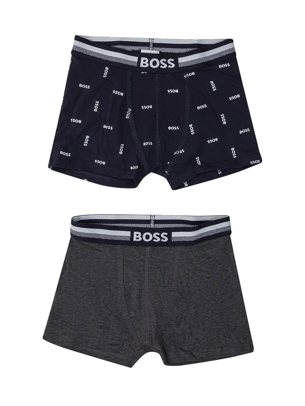 Hugo Boss Kids 2 Pack Logo Waistband Boxers