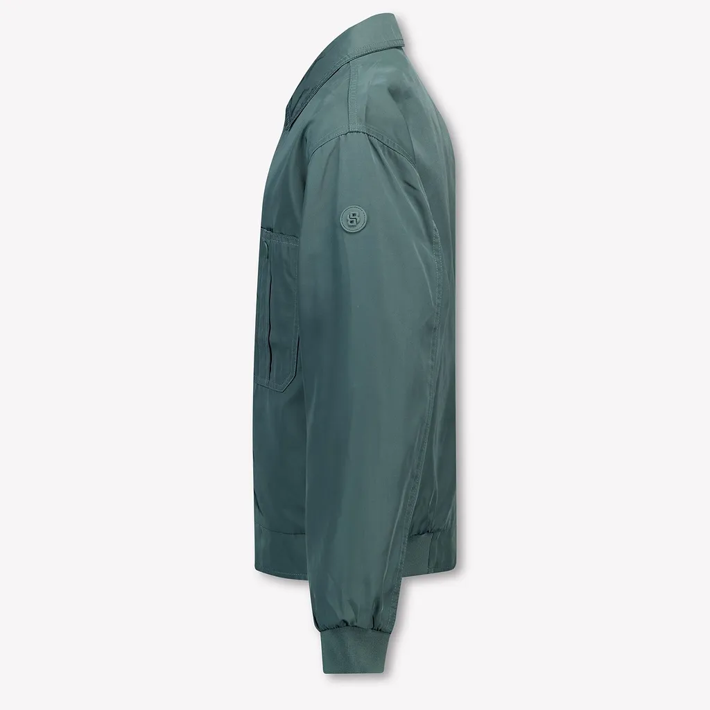 Hugo Boss Kids Button-Front Bomber Jacket