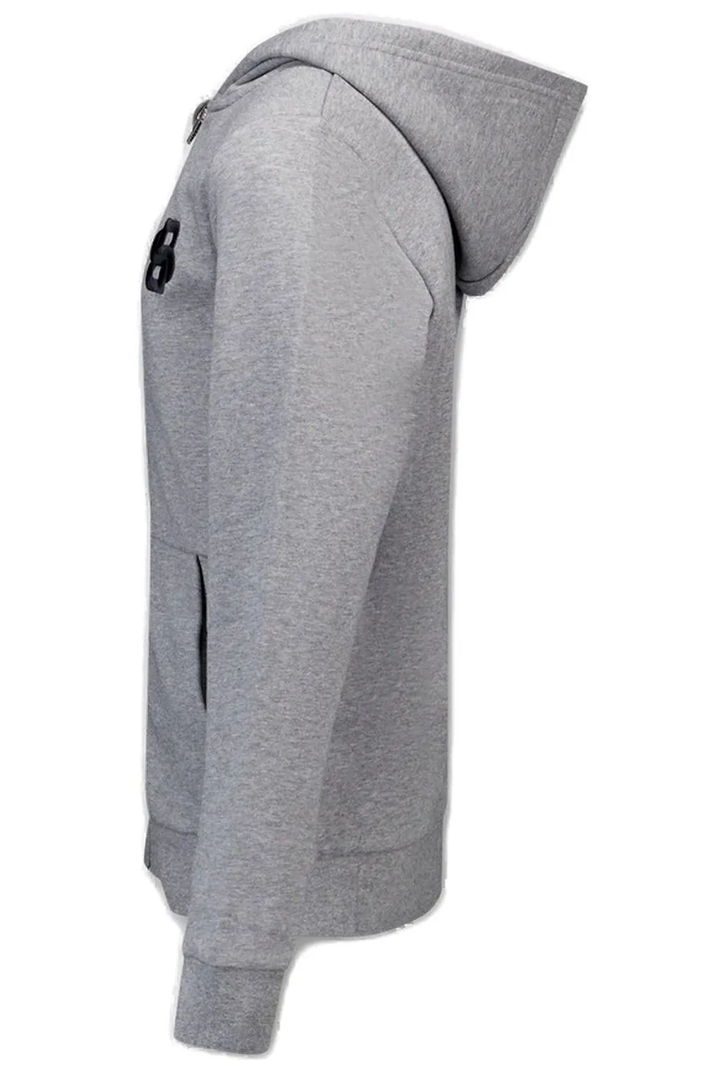 Hugo Boss Kids Double B Monogram Zip-Up Hoodie