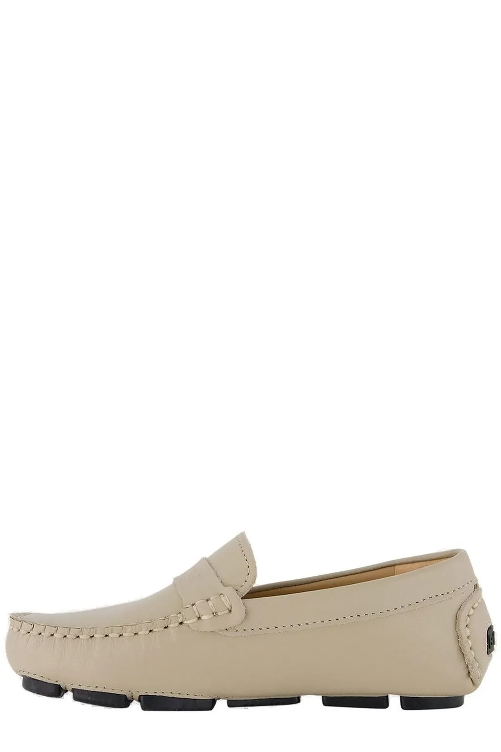 Hugo Boss Kids Logo-Debossed Slip-On Loafers
