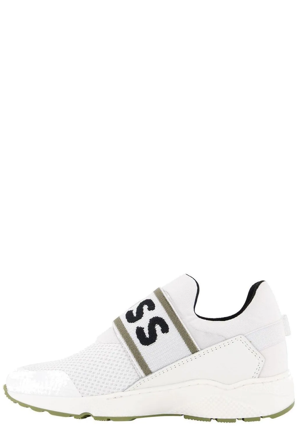 Hugo Boss Kids Logo Jacquard Strap Slip-On Sneakers