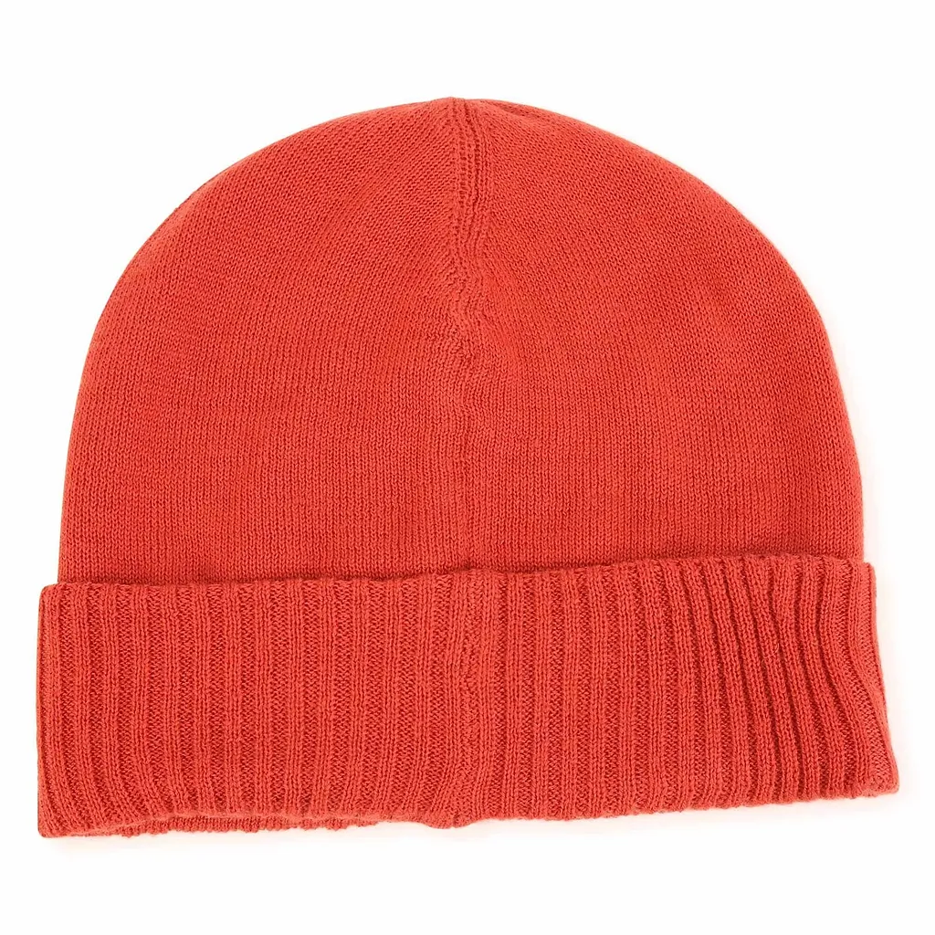 Hugo Boss Kids Logo Patch Knitted Beanie