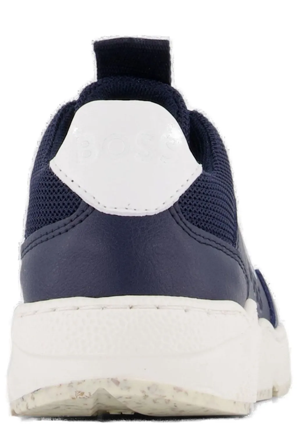 Hugo Boss Kids Mesh Lace-Up Low-Top Sneakers