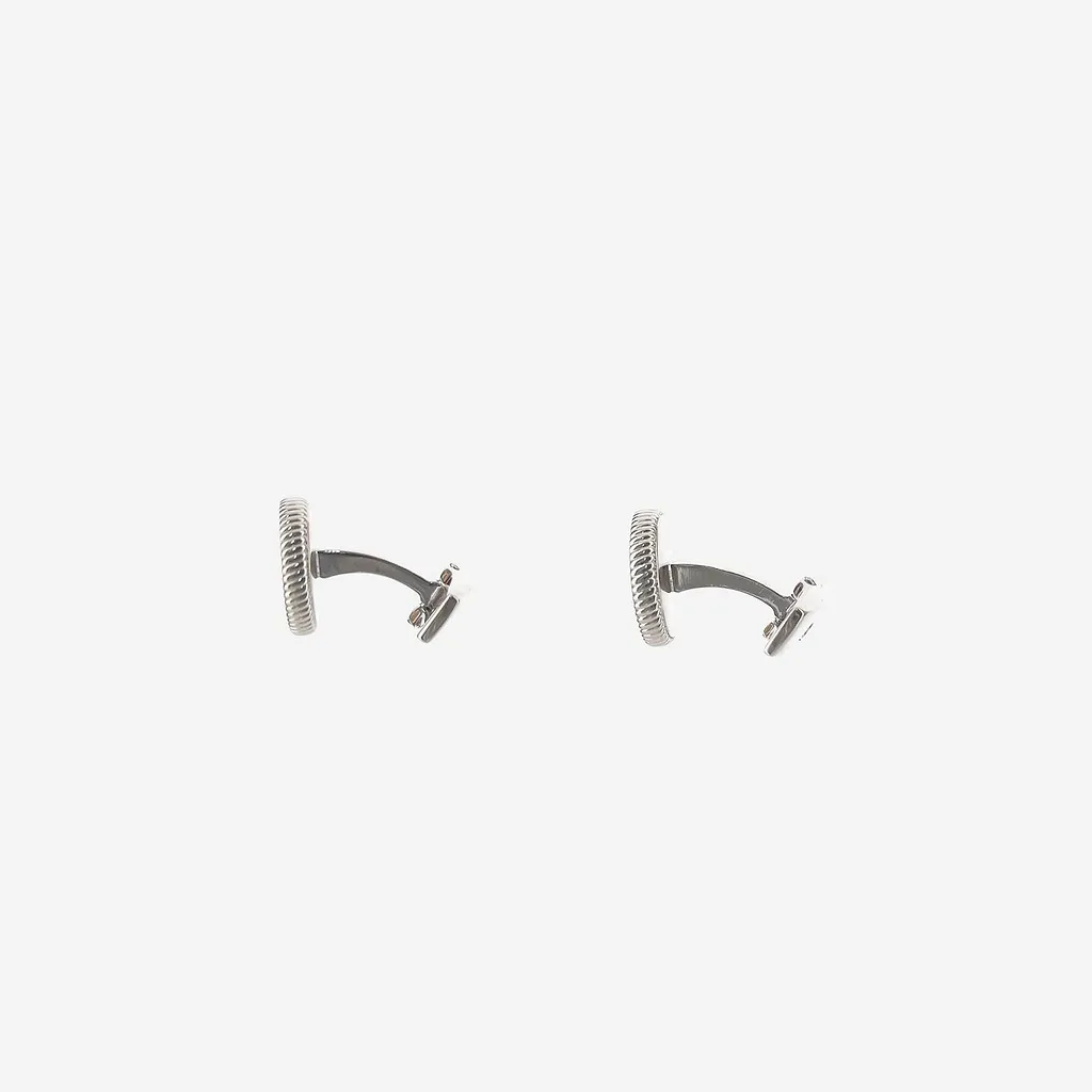 Hugo Boss Knurled Round Cufflinks