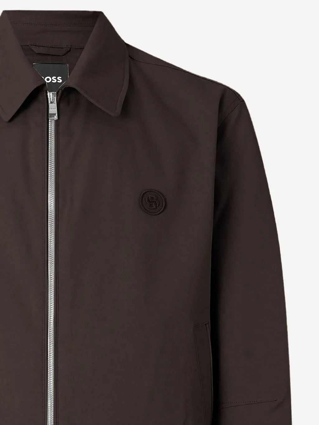 Hugo Boss Logo Zip-Up Jacket